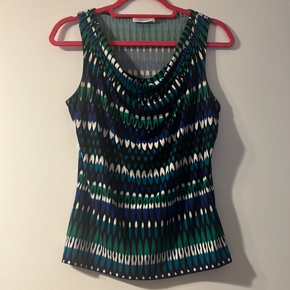 Calvin Klein Petite Sleeveless Blouse